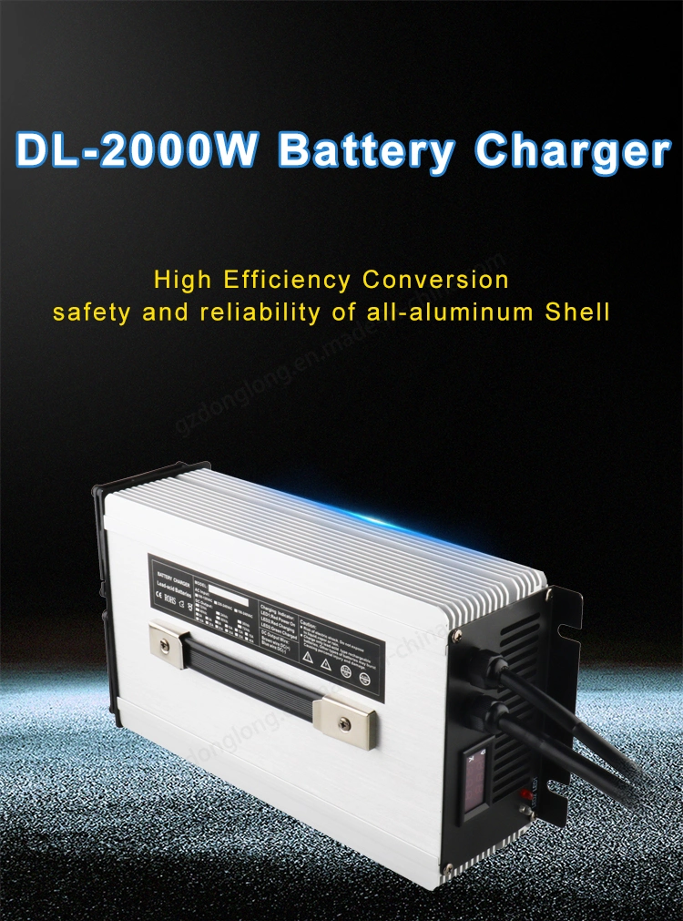 2000W 14.6V100A LiFePO4 Battery Charger for Electric Car 12V Lipo Chargers