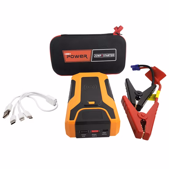 Rechargeable Wireless Charging Power Bank Jumper Battery Booster Car Jump Starter