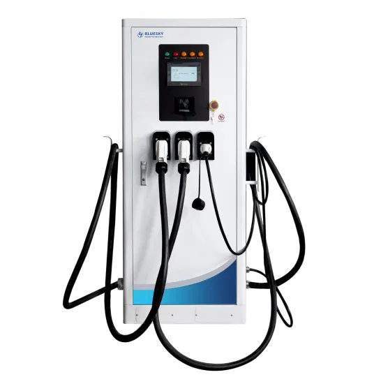 122kw DC/AC Integrated Fast EV Charger Three Connectors CCS2&Chademo&Type2 for Electric Vehicle